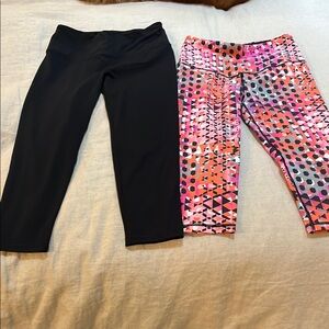 VSX Black and Pink Leggings for Active Comfort- great condition